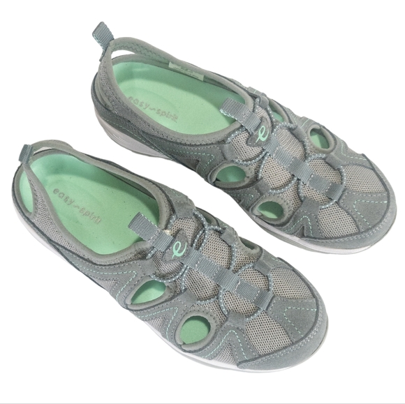 Easy Spirit Earten Walking Shoes Grey -8 - Picture 7 of 8